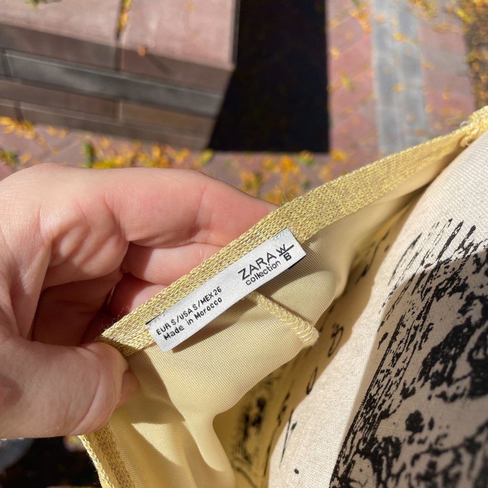 Zara small velvet mini dress - Picture 3 of 3